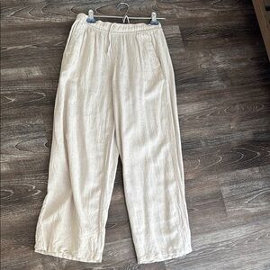Old Navy linen Cream Pants size XS